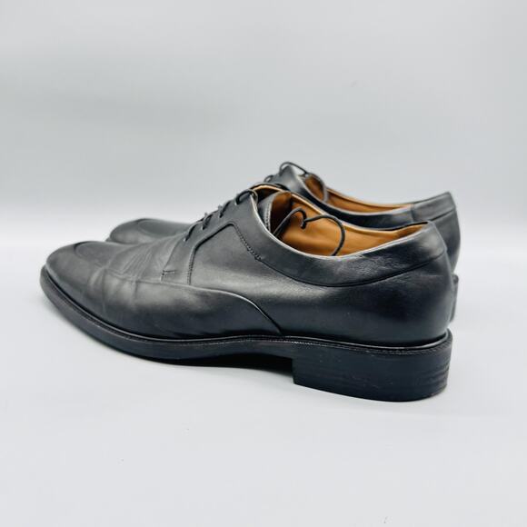 Cole Haan Shoes Mens 11 Black Leather Derby Oxford Dress Almond Toe Classic main image 7